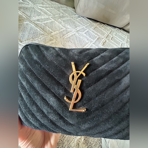 Lou YSL Suede Camera Crossbody Bag - Picture 3 of 14